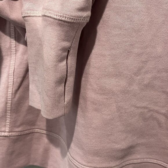 Sweaty Betty Sweatshirt Women's 4 After Class Longline Pink Organic Cotton Modal - Picture 5 of 8